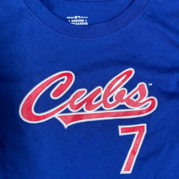 Cubs Kids Blue T-Shirt size Large/12-24 - Picture 3 of 4